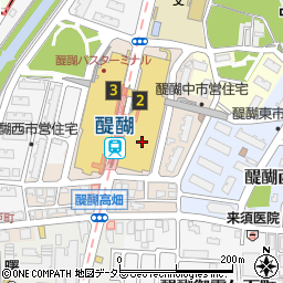 三菱ＵＦＪ銀行アル・プラザ醍醐 ＡＴＭ周辺の地図