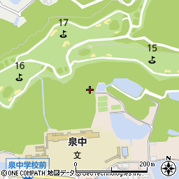 兵庫県加西市満久町周辺の地図