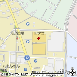 ピアゴ　福釜店専門店中央トラベル周辺の地図