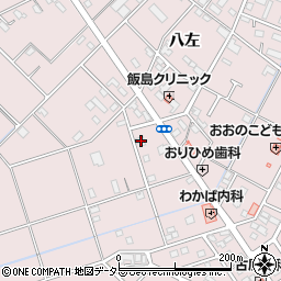 愛知県安城市横山町八左192-3周辺の地図