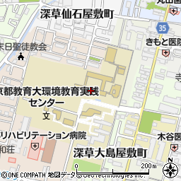 国立京都教育大学附属高等学校周辺の地図