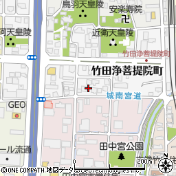 京都府京都市伏見区竹田浄菩提院町262周辺の地図