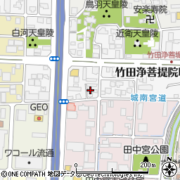 京都府京都市伏見区竹田浄菩提院町288周辺の地図
