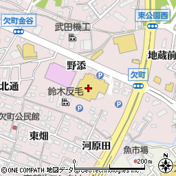 ＤＣＭ岡崎店周辺の地図