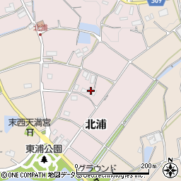 兵庫県三田市北浦1112周辺の地図