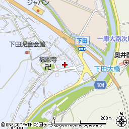 大阪府豊能郡能勢町下田266周辺の地図