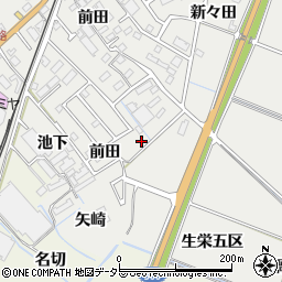 愛知県東浦町（知多郡）生路（鍋屋新田）周辺の地図