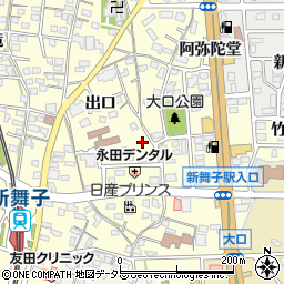 愛知県知多市新舞子出口31周辺の地図