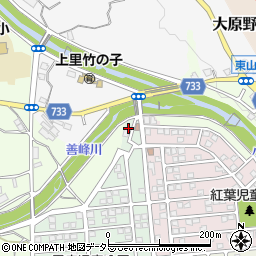 京都府京都市西京区大原野上里男鹿町1周辺の地図