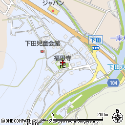 大阪府豊能郡能勢町下田278周辺の地図