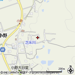 兵庫県三田市小野328周辺の地図