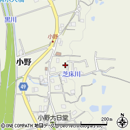 兵庫県三田市小野327周辺の地図