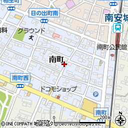 愛知県安城市南町周辺の地図
