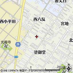 愛知県岡崎市大和町塗御堂46-5周辺の地図