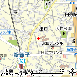 愛知県知多市新舞子出口49-7周辺の地図