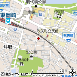 愛知県岡崎市明大寺町馬場東139周辺の地図