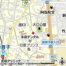 愛知県知多市新舞子出口29-1周辺の地図