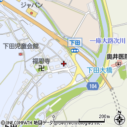 大阪府豊能郡能勢町下田268周辺の地図