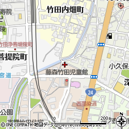 くるっとパーク竹田醍醐田町第２駐車場周辺の地図