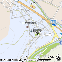 大阪府豊能郡能勢町下田271周辺の地図