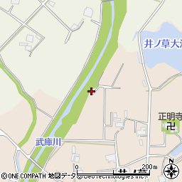 兵庫県三田市井ノ草944周辺の地図