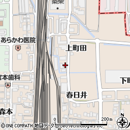 京都府向日市森本町（上町田）周辺の地図