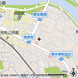 愛知県岡崎市明大寺町出口3周辺の地図