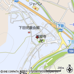大阪府豊能郡能勢町下田270周辺の地図