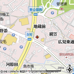 ステーキ宮 岡崎店周辺の地図