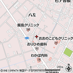 愛知県安城市横山町八左228周辺の地図