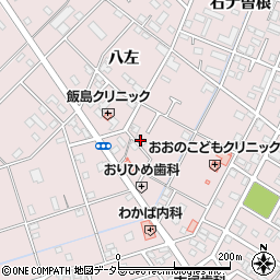 愛知県安城市横山町八左228周辺の地図