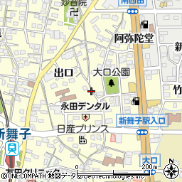愛知県知多市新舞子出口29周辺の地図