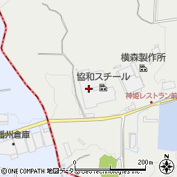 協和スチール株式会社　本社工場周辺の地図