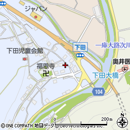 大阪府豊能郡能勢町下田267周辺の地図