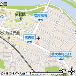 愛知県岡崎市明大寺町出口2周辺の地図