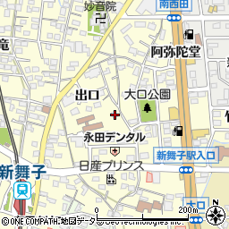 愛知県知多市新舞子出口28周辺の地図