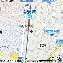 愛知県安城市安城町若宮84周辺の地図