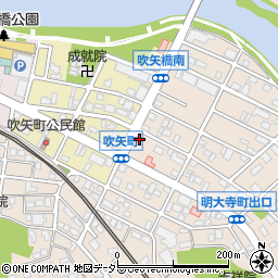 愛知県岡崎市明大寺町出口1周辺の地図