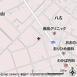 愛知県安城市横山町八左135周辺の地図