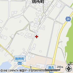 兵庫県加西市別所町265周辺の地図