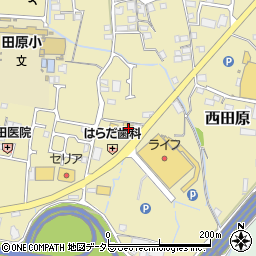 兵庫県神崎郡福崎町西田原1703周辺の地図