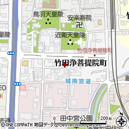 日信電子サービス京都支店周辺の地図