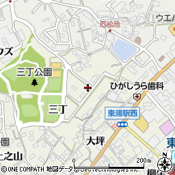 愛知県知多郡東浦町藤江三丁149周辺の地図