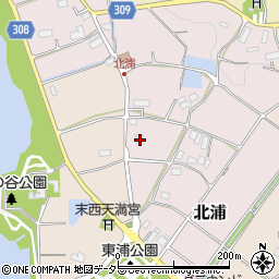 兵庫県三田市北浦99周辺の地図
