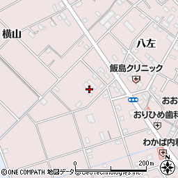愛知県安城市横山町八左136周辺の地図