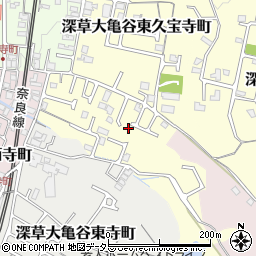 京都府京都市伏見区深草大亀谷大谷町10-35周辺の地図