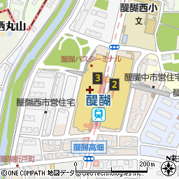 四六時中 京都醍醐店周辺の地図