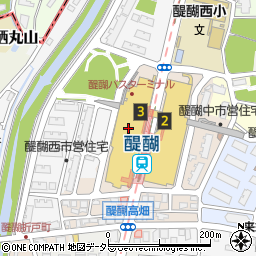京都パセオ・ダイゴロー郵便局周辺の地図