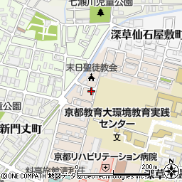 京都府京都市伏見区深草越後屋敷町59-8周辺の地図