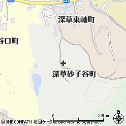 京都府京都市伏見区深草砂子谷町周辺の地図